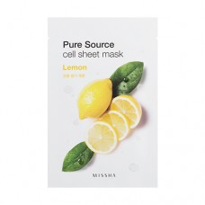 MISSHA Pure Source Cell Sheet Mask (Lemon) - plátýnková maska s výtažkem citronu (E1887)
